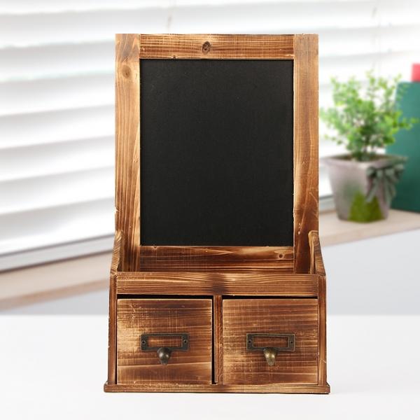 벽걸이 서랍 칠판 벽장식 인테리어 칠판(24.5x41.5cm)