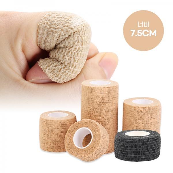 자가점착 압박 붕대 골프 손가락 밴드 7.5cmX4.5M