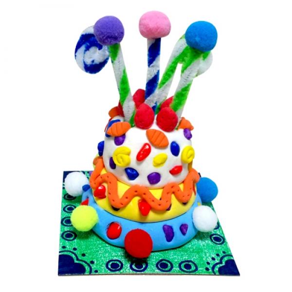 클레이생일케익만들기