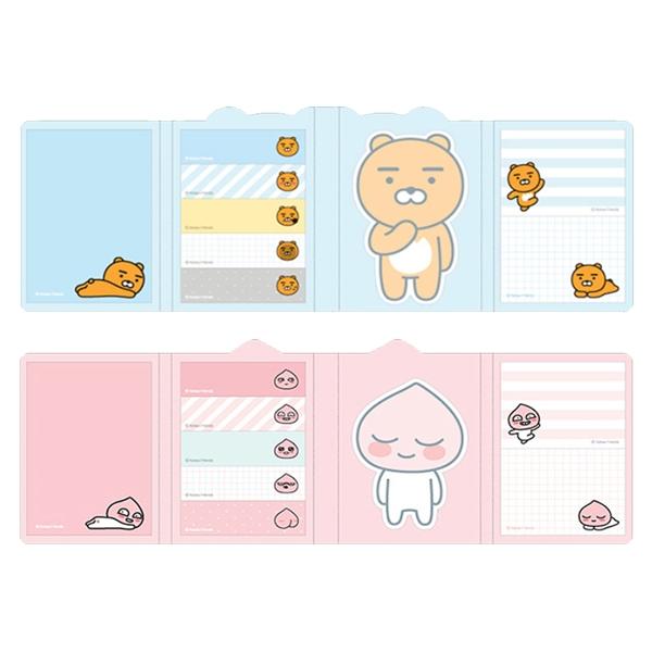 카카오프렌즈 4단 점착메모지 접착 포스트메모