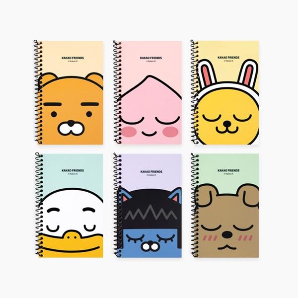 카카오프렌즈 원링 좌철수첩(5EA)