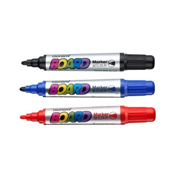 모나미 보드마카 둥근닙 (1타 12PCS)