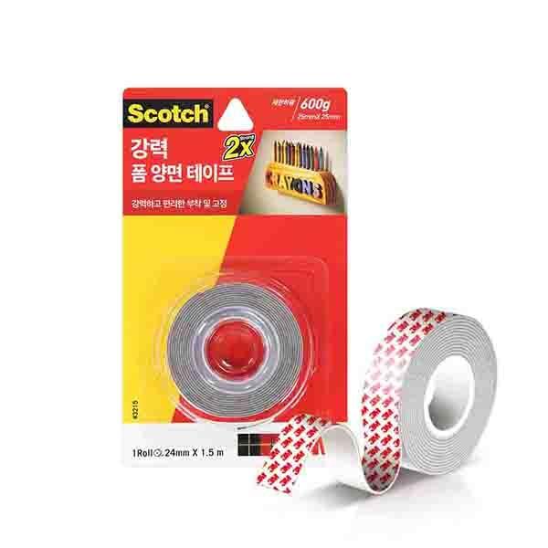 스카치 강력 폼 양면 테이프 3215 24mm * 1.5m