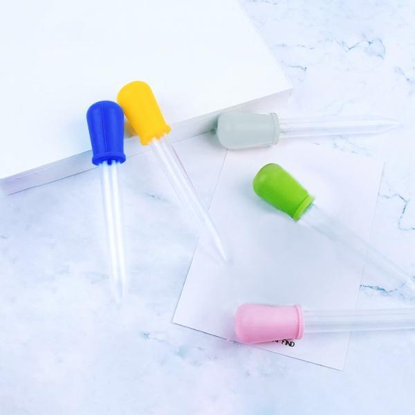 컬러 미니 눈금 어항 물감 놀이 스포이드 5ml DD-11791