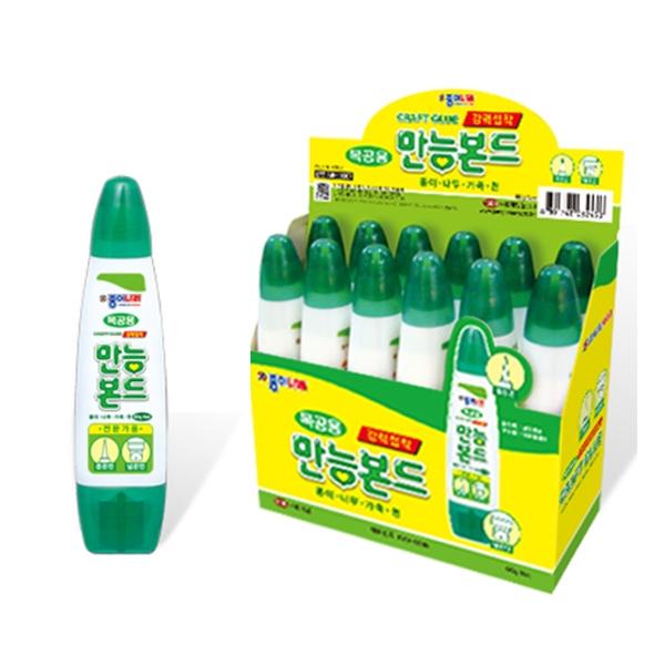 종이나라 강력접착 목공풀 만능본드 60g (12개입)