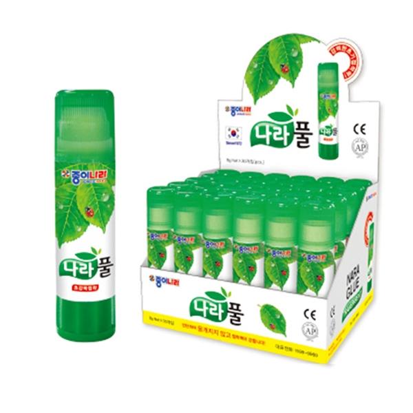 종이나라 뭉개지지 않는 나라풀 고체풀 8g (30개입)