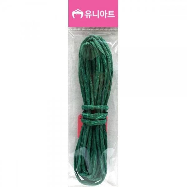 유니아트 만들기재료 칼라지끈 4mm 초록