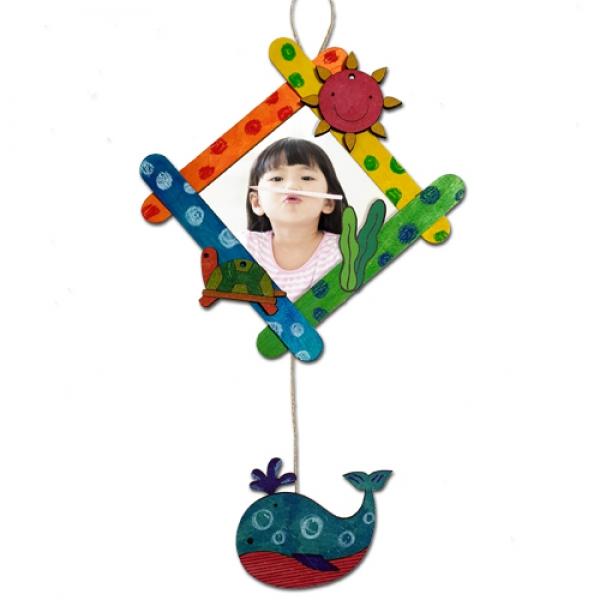 하드막대 바다액자 만들기