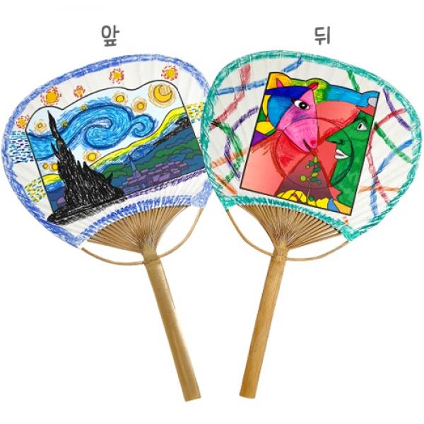명화그림 부채 만들기 2탄