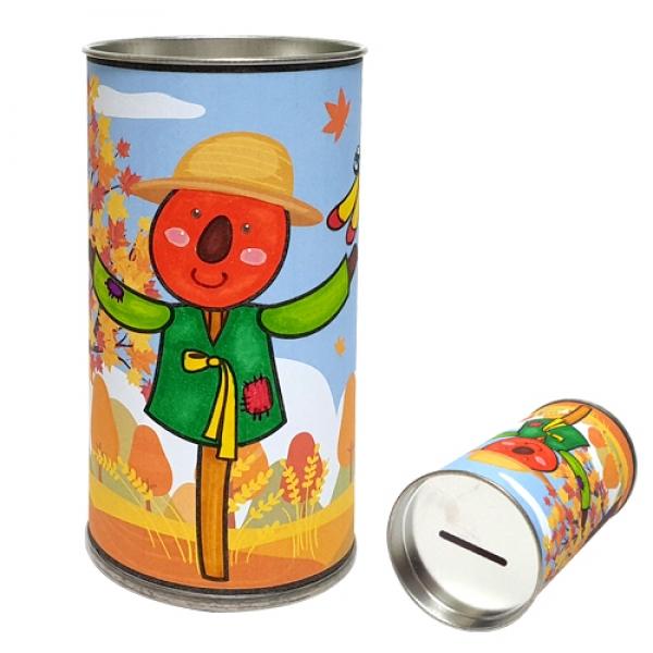 허수아비 채색 저금통 만들기