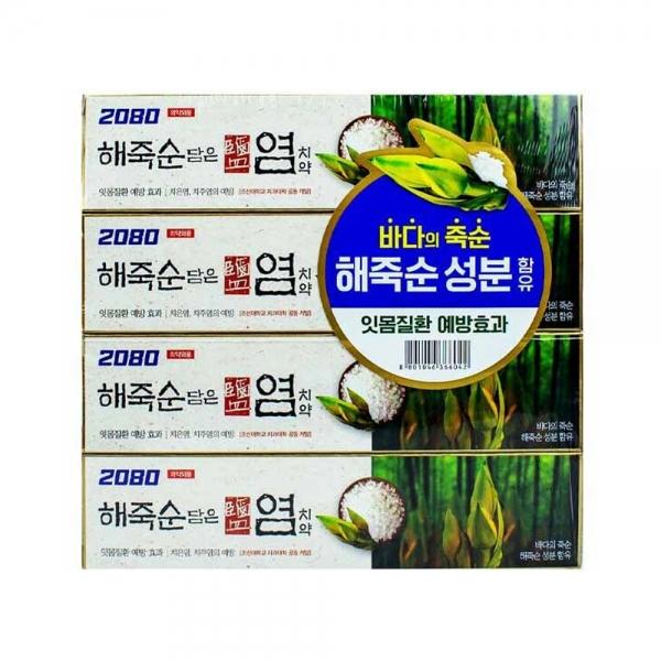애경 2080 해죽순 담은 염 치약 120g 4개입