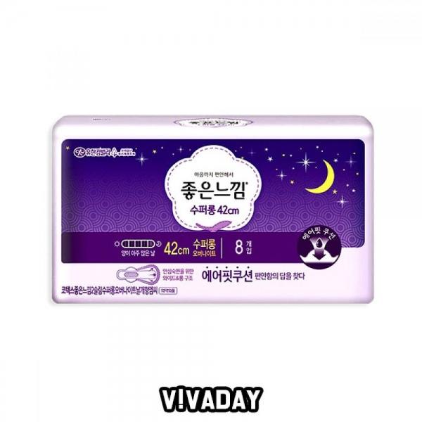 IS 좋은느낌 42cm 수퍼롱 오버나이트 8개입