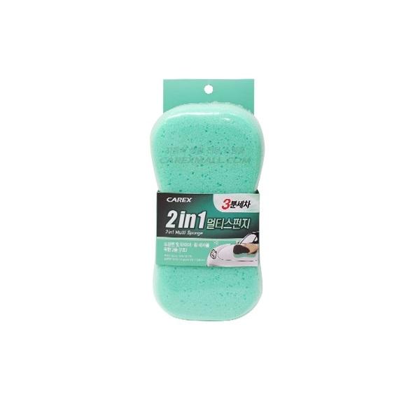 carex 3분세차 2IN1 멀티스펀지 세차용품 세차도구