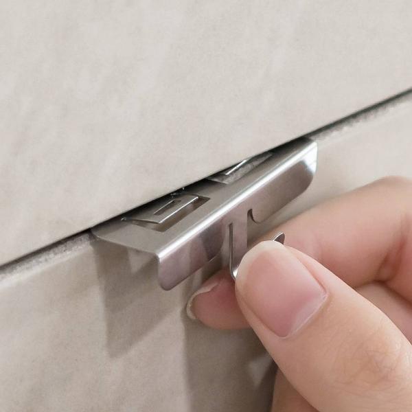 무타공 아트월 타일 대리석 다용도 후크 브라켓