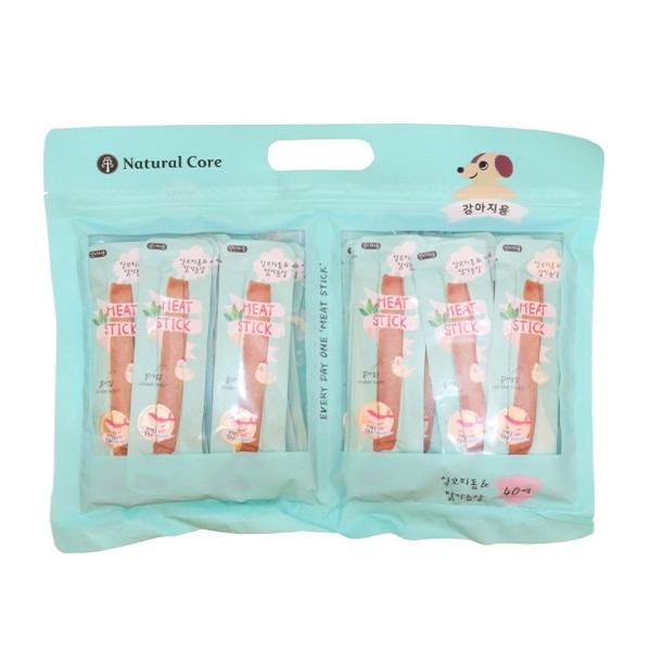 네츄럴 코어 애견 실꼬리돔 닭가슴살 미트스틱280g