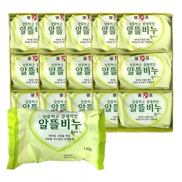 말표 알뜰비누 오이 140g X 3개입 X 5개