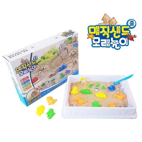 매직샌드 모래놀이-중 찍기몰드포함 테이블포함