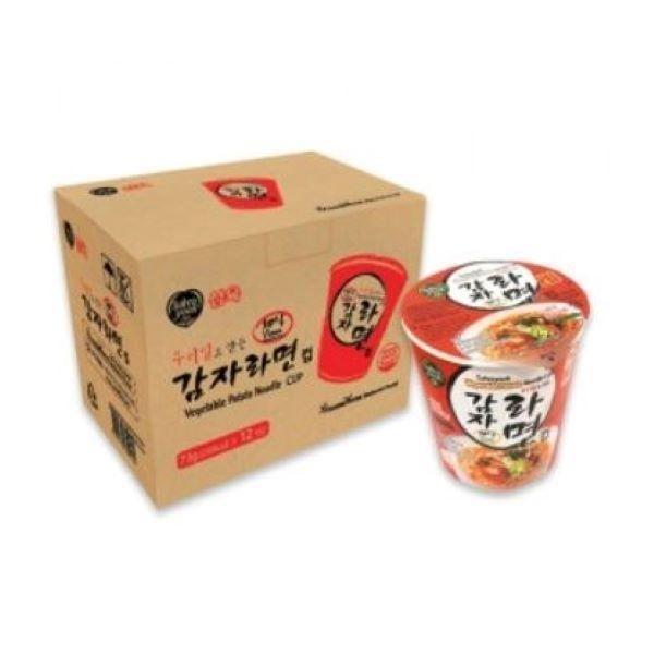 삼육 우리밀 채식감자라면(컵라면) 12개입(1박스)
