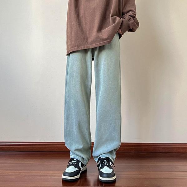 [CC039] IS-DNP08 / 1컬러 남성일자데님팬츠