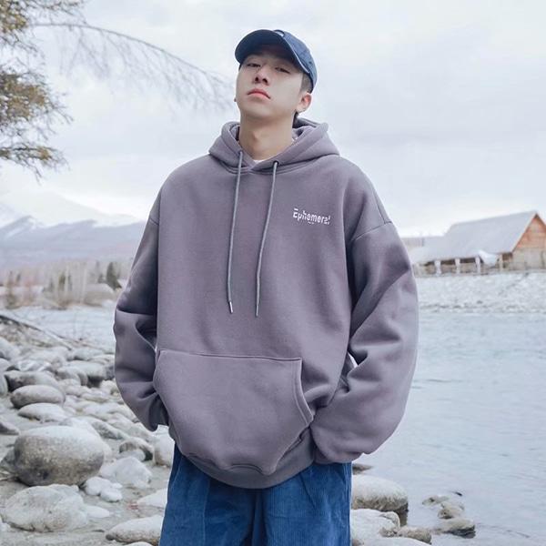 [CC101] IS-TS07 / 3컬러 레터링기모후드티