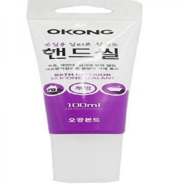 오공 핸드씰 욕실용 실리콘 실란트 투명 100ml