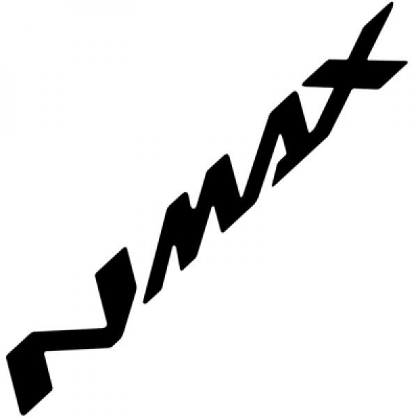 N MAX 로고 스티커(좌우 1세트)   차량 데칼 반사스티커