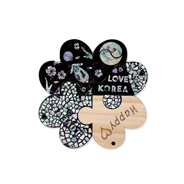 자개 원목 퍼즐 키링 만들기 - 1인세트
