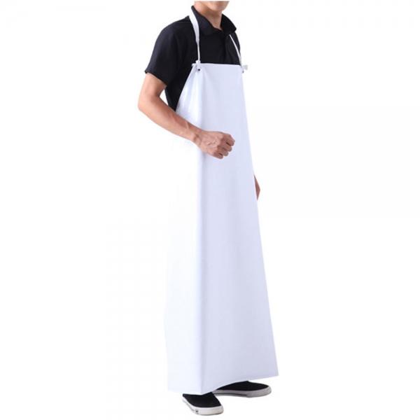 물쓰는 작업장 식당 위생 방수 앞치마 (115cm 화이트)