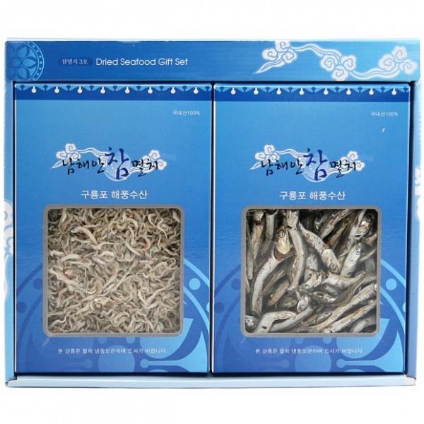 멸치선물세트 세멸500g + 대멸400g