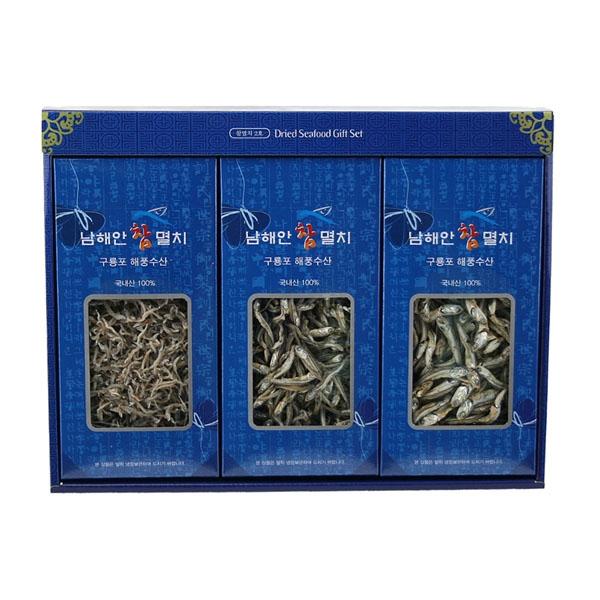 멸치선물세트 세멸500g+소멸500g+대멸400g