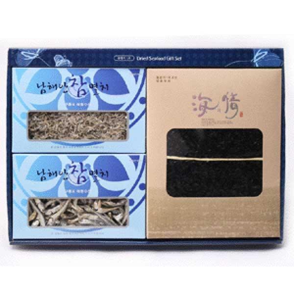 (선물용멸치) 세멸 500g+대멸 400g+재래돌김 50장