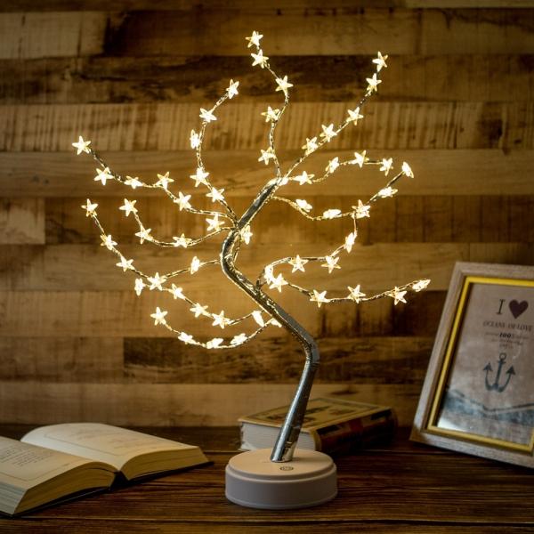 인테리어 조명 USB 건전지 LED 무드등 (별나무)