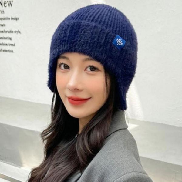 여성 겨울 방한 모자 귀달이 기모 안감 니트 비니 남자 여성 비니 여름 남성 헌팅캡 털 용 겨울 모자
