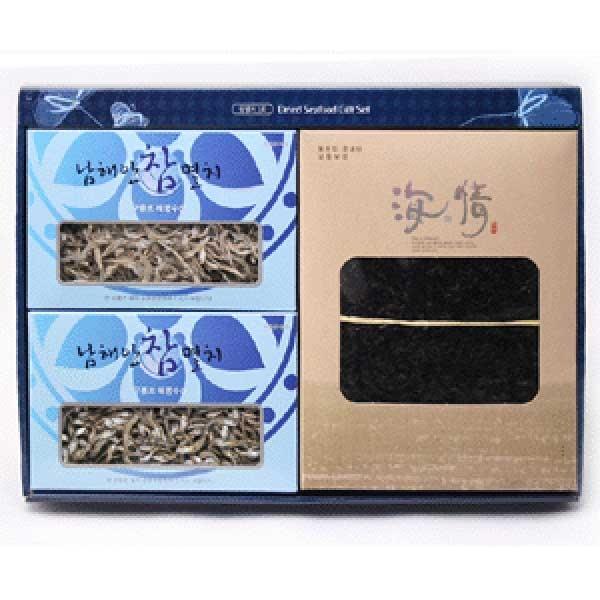 (선물용멸치) 소멸 500g+중멸 500g+재래돌김 50장