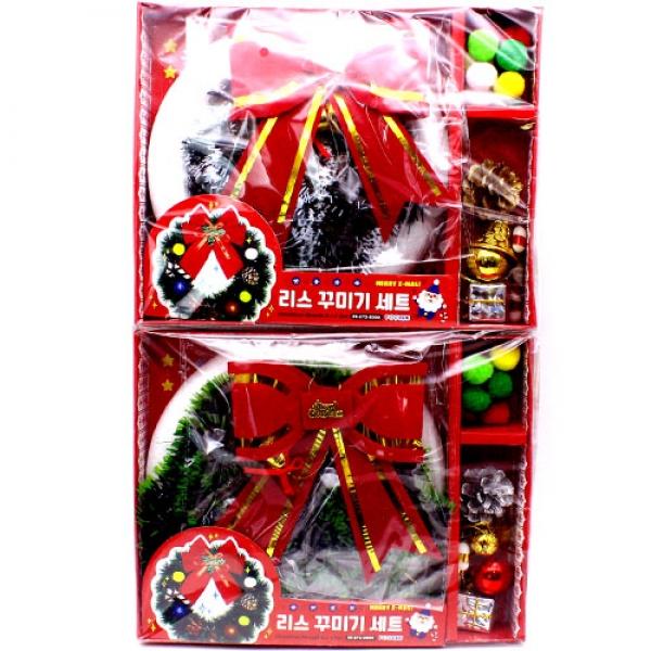 133A] 5000 크리스마스 리스꾸미기세트 (4개세트)