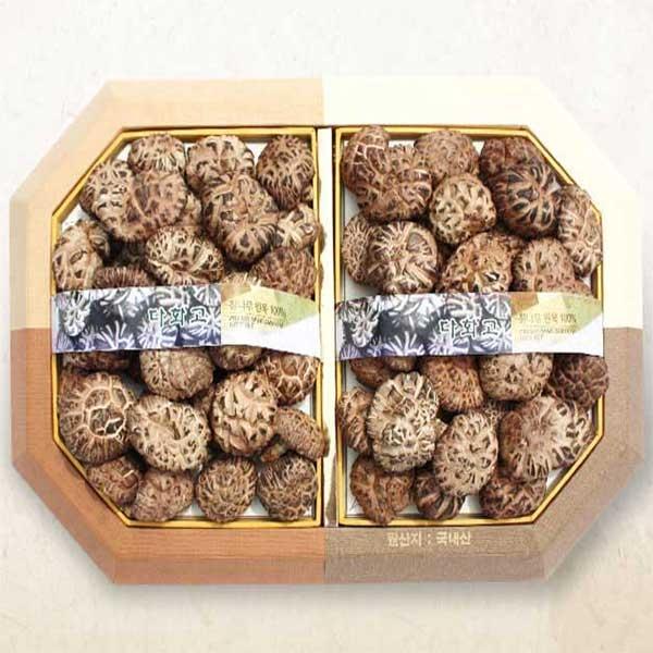 황토방  팔각 흑화고세트 (200g*2개)
