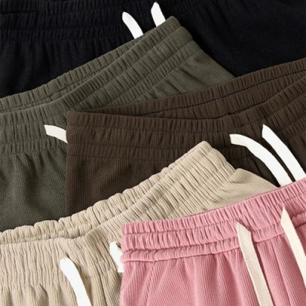 TC-419 기모 코듀로이 밴딩 팬츠 골덴 와이드 보온 여행