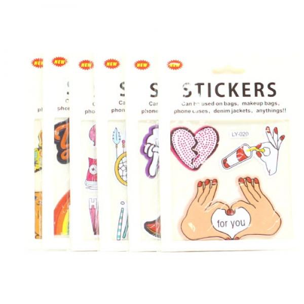545D] 1000 와펜스티커 (30개세트)