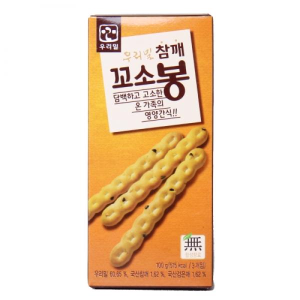 우리밀 참깨꼬소봉 100g