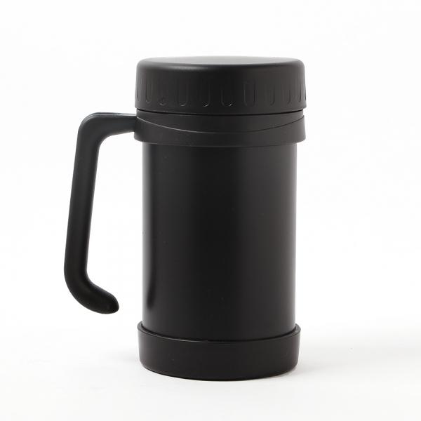 스텐 이중진공 보온컵 보온 머그컵 (500ml 블랙)