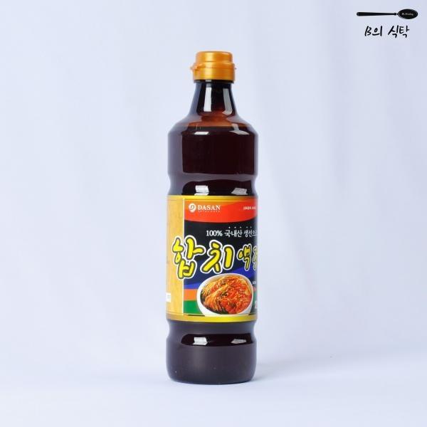 B의식탁 김장 재료 멸치 까나리 새우 합치 액젓 1kg