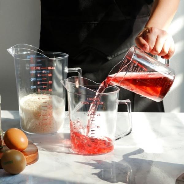 다용도 PC 계량컵 제과제빵 도구 플라스틱 비커