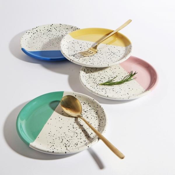 아르딘 에센셜 빈티지 마블 도자기 식기 접시 6,7,9 인치 (4color)