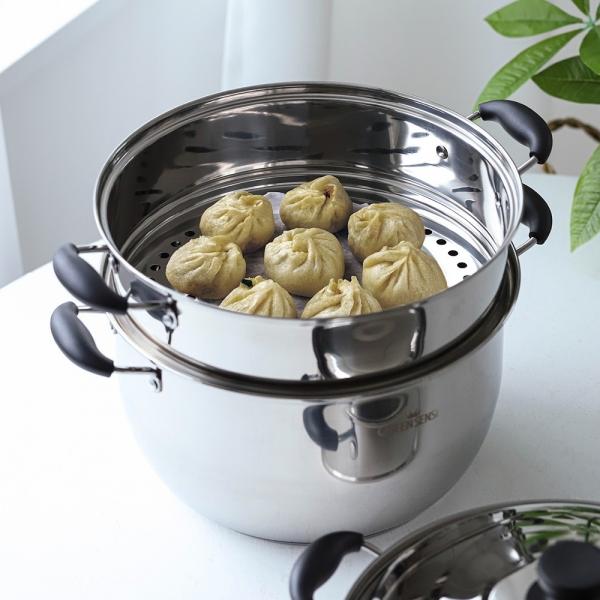 퀸센스 스텐 대형 찜기 찜 냄비