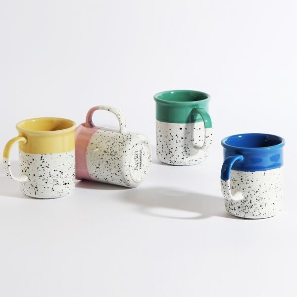 아르딘 에센셜 빈티지 마블 도자기 식기 머그 330ml (4color)