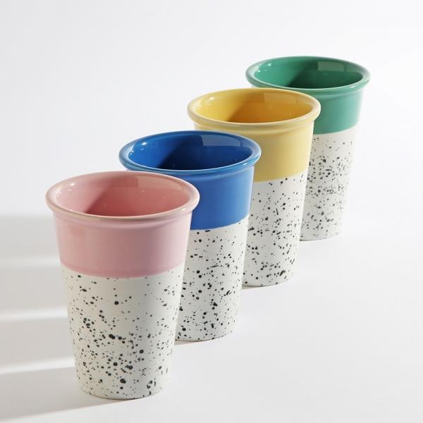 아르딘 에센셜 빈티지 마블 도자기 식기 텀블러 400ml (4color)