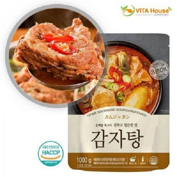 V 참스토리 감자탕 1kg 캠핑 펜션 요리 즉석국 집들이