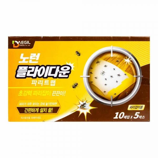 노런 플라이다운 50매입 파리 트랩 끈끈이 518527