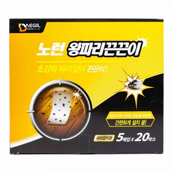 노런 왕파리 끈끈이 100매입 파리트랩 518114