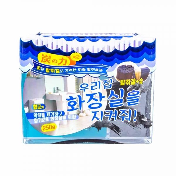 숯의 힘 우리집 화장실을 지켜줘 탈취 숯 250g 악취 냄새제거 667097